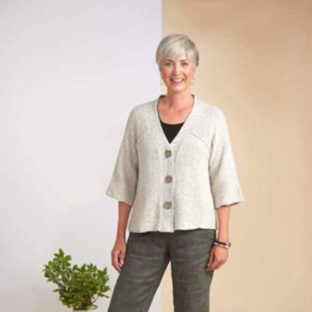 Cotton V-Neck Cardigan
